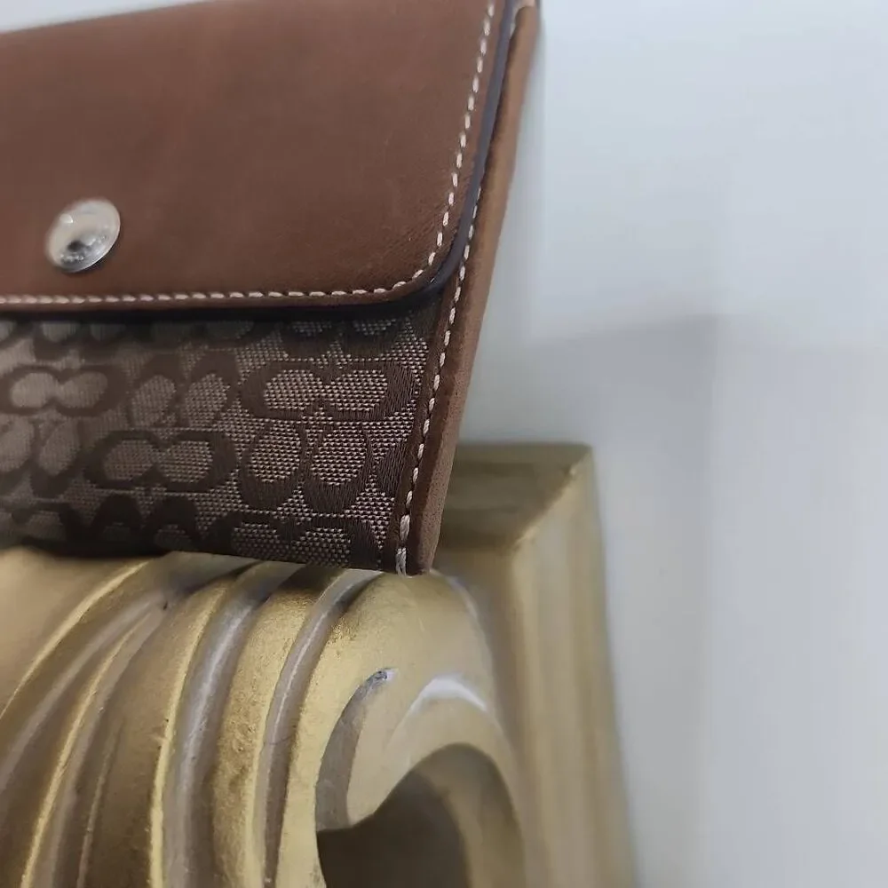 Coach Micro C Small Flap Card Wallet